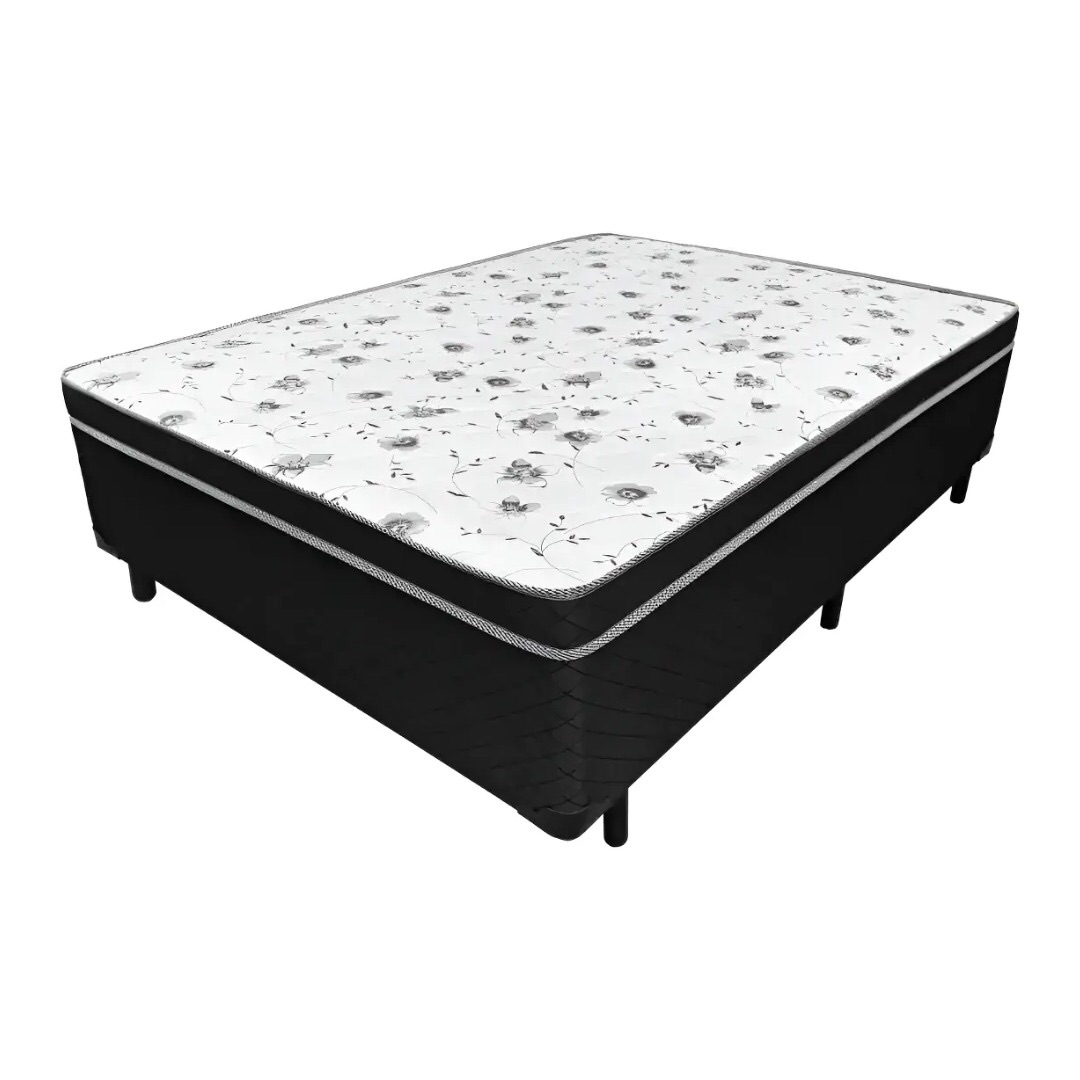 Cama Box Conjugada — vista frontal em ângulo